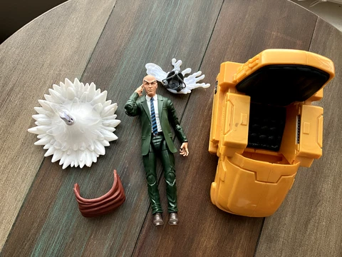Marvel Legends X-MEN PROFESSOR XAVIER Hoverchair 6" Action Figure DELUXE Loose Cover