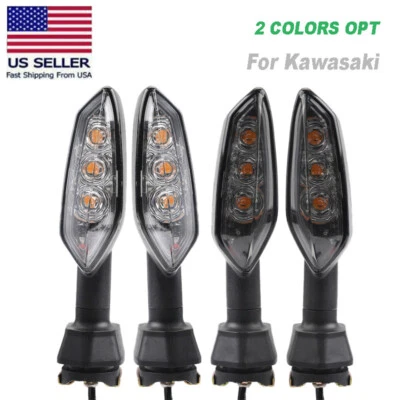 LED Rear Turn Signal Light Indicator Lamp For KAWASAKI NINJA 300 400 650 1000/SX - Image 1 of 4