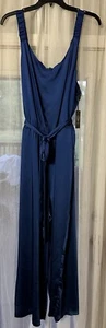 Vince Camuto Blue Jumpsuit Plus Size 24W Pockets Party Wear Glam Fashion Elegant - Picture 1 of 11