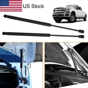 For 1999-07 Ford F-250 F-350 Super Duty Front Hood Lift Support Struts Rods 2pcs - Picture 1 of 6
