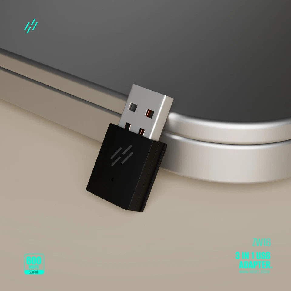 HEATZ ZW16 Wi-Fi Bluetooth 5.3 USB Adapter - Image 1 of 2
