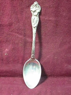  CUCHARA LIRIO VINTAGE Sterling Mechanics 5 1/2' 24 g grabada Chicago en la parte posterior   Foto 1 de 4