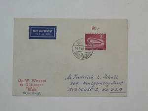 Michel Nr. 154 EF auf Lp-Brief Berlin -30.3.1960 nach USA (308) - Bild 1 von 2
