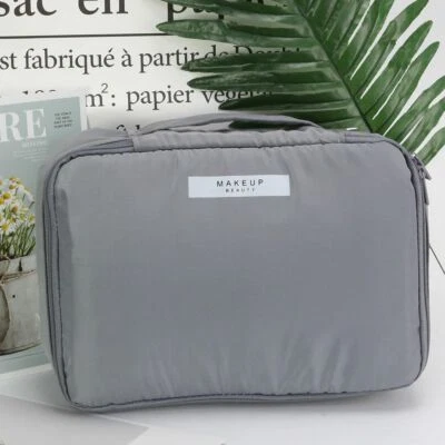 Large Professional Makeup Bag Cosmetic Case Storage Handle Organizer Travel Kit - Image 1 of 4