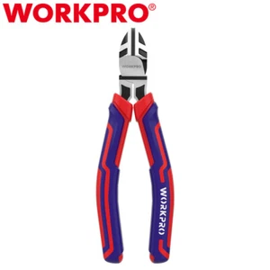 WORKPRO 6-in Wire Cutters Heavy Duty Diagonal Pliers Chrome Vanadium Steel Plier - Picture 1 of 9