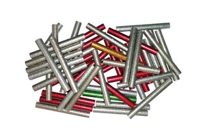 RESTPOSTEN 51 Heissklebesticks 11 x 100 mm GLITTER Silber Rot Gold Grün Kleber - Picture 1 of 1