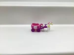 Vintage Polly Pocket My Secret Fairy Tales Cinderella Figures Horse Carriage - Picture 1 of 5