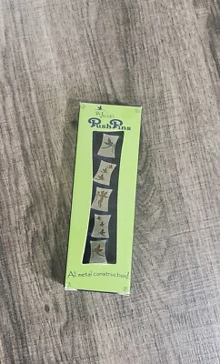 Fairy  Push Pins  By Jacob's  Set of 5  Metal  Decorative  Tacks   NEW - Image 1 of 3