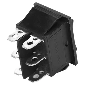 Wippschalter 6-polig 3-stufig 10 STÜCK Kunststoffknopf EIN-AUS KCD4 16A 250VAC - Bild 1 von 12