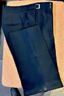 Vintage lata 70. RAFINATI FORMAL Czarne wełniane spodnie smokingowe Rozmiar 30 - 32 / 30" Inseam