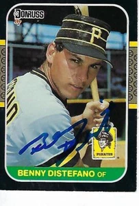 BENNY DISTEFANO FIRMADO 1987 DONRUSS #514 - PIRATAS PITTSBURGH - Imagen 1 de 1