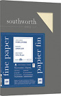 Southworth 25 % Baumwolle Geschäftspapier, 8,5 x 11", 24 Pfund/90 GSM, Leinenoberfläche