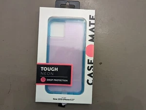 Case-Mate Tough Neon Serie Hülle für iPhone 11 Pro Max - Lila/Türkis Neon - Bild 1 von 2