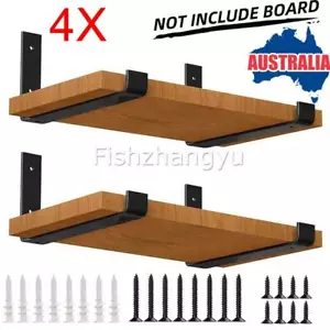 4PCS Floating Wall Shelf Brackets Heavy Duty Industrial Scaffold Board Bracket - Picture 1 of 10