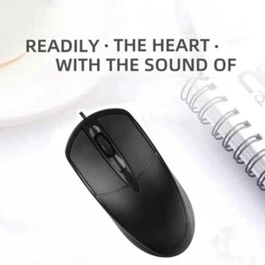 USB Wired Mouse Optical 1200 DPI Gaming Mice For Laptop PC Notebook I9V0 F9Y8 - Picture 1 of 11