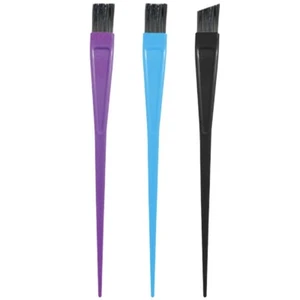 SALON BEAUTY SOFT STYLE HAIR COLORING HIGHLIGHT TINT DYE ANGLE BRUSH 3 PC - Picture 1 of 1