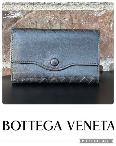 Portachiavi Bottega Veneta Nero 6 Pelle Nera