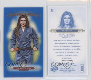 2018 Upper Deck Goodwin Champions Mini Royal Blue Mackenzie Dern #45 Rookie RC