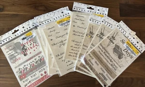 Paperhouse Stickers Acid Free Cloth Impressions Quotes Scrapbooking Birthday 10 - Picture 1 of 4