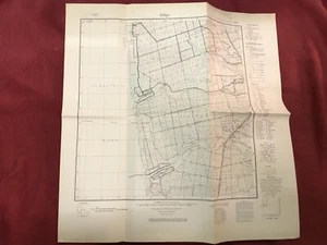 Landkarte 1913 MATROSSOWO-Nr.0993-Gilge-Матро́сово-Polessk-Kaliningrad-Russland-WWI - Bild 1 von 4