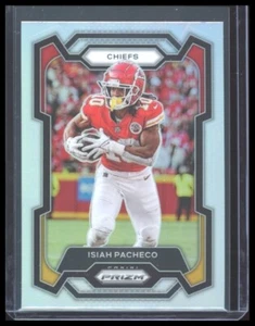ISIAH PACHECO 2023 Panini Prizm Football Chiefs SP Silver Prizm Card #144 - Picture 1 of 2