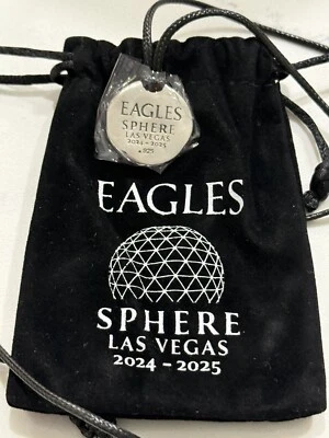 Collar Oficial Eagles Live At Sphere Plata Esterlina y Algodón Las Vegas 🎶 Foto 1 de 4
