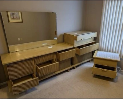 Комод из искусственного бамбука середины века American of Martinsville Bali-Hi Merton Gershun - Изображение 1 из 4