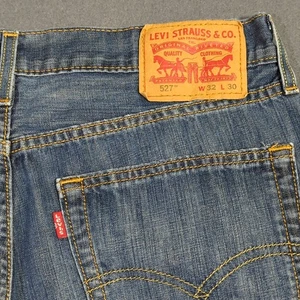 Levi's Jeans Men's 32x30 Blue 527 Slim Fit Boot Cut Denim - Picture 1 of 11