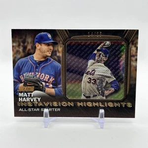 2016 Topps Stadium Club Instavision Highlights #IV-6 Matt Harvey /25 - Picture 1 of 2