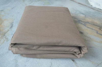 Beige Plain Fabric 100% Cotton 3 Yard Fabric NO TARRIF CHARGES 100%✅ ZK_65 - Image 1 of 4