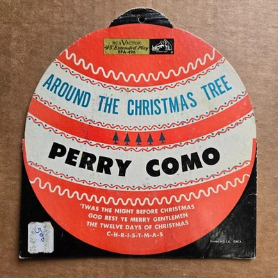 PERRY COMO Around The Christmas Tree Twas The Night Before 45 7" Vinyl Record Foto 1 de 4