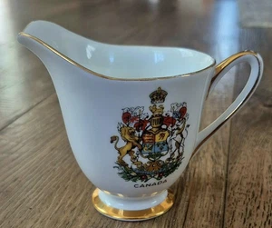 Vtg English Bone China Windsor Canada Creamer 3" with Royal Great Seal See Pics - Picture 1 of 5