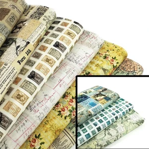 Tim Holtz Palette various designs, vintage style 100% cotton junk journal fabric - Picture 1 of 49