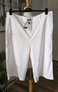 MILLERS white 'mocha dreams' cropped pants - 18 BNWT $55 RRP - Picture 1 of 2