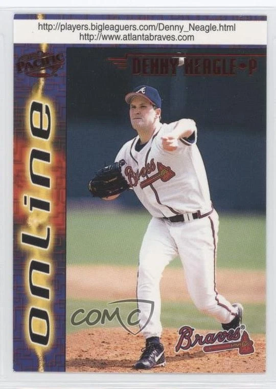 1998 Pacific Online Red Denny Neagle #70 - Image 1 of 2