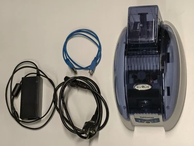EVOLIS Tattoo Rewrite RW 2 MAG ISO 300 DPI ID Card Printer USB Network POS + PSU - Bild 1 von 4