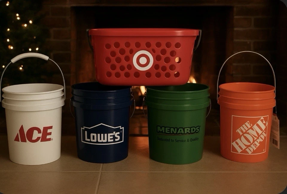 NUEVO Mini Buckets Target, Lowes, Menards, ACE y Home Depot (total de 5) Foto 1 de 1