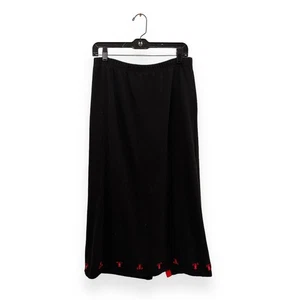 Quacker Factory Embroidered Lobster Maxi Skirt Size Medium - Picture 1 of 4