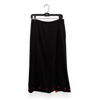 Quacker Factory Embroidered Lobster Maxi Skirt Size Medium - Image 1 of 4