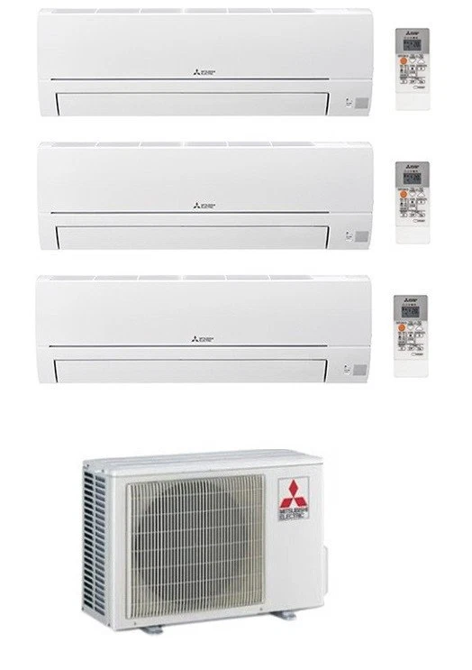 MITSUBISHI CLIMATIZZATORE TRIAL SPLIT MSZ-HR 9000+9000+12000 MXZ-3HA50VF A++ - Immagine 1 di 1