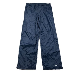 Vintage 90s Y2K Nike Track Pants Windbreaker Baggy Lined Ankle Zip Men’s Medium - Bild 1 von 14