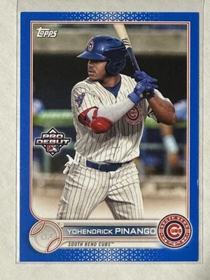 2022 Topps Pro Debut Yohwndrick Pinango #PD-70 Blue South Bend Cubs /150 - Image 1 of 3