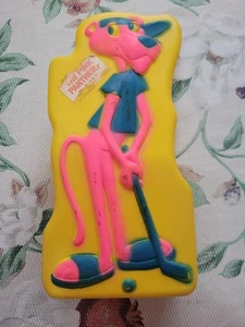 Vintage Pink Panther Kunststoff Coin Bank Sparschwein Golf Golf Figur - Bild 1 von 9