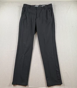 Nike Flex Vapor Golf Pants Mens 33x32 Black Slim Fit Chino Performance Trousers - Picture 1 of 9