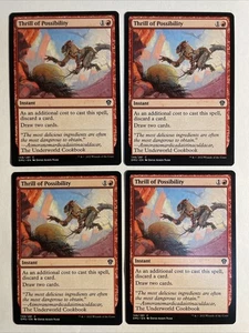 4x Mtg Dominaria United Thrill Of Possibility NM/M Magic The Gathering - Bild 1 von 2