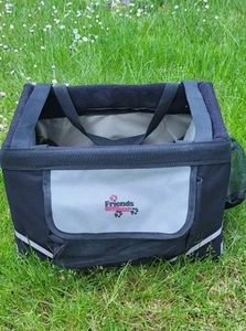 Trixie Fahrradkorb / Box 38 × 25 × 25 cm, schwarz/grau - Bild 1 von 12