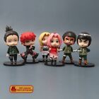 Anime ninja Shippuden Shikamaru Sasori Tsunade Rock Lee 6pcs Figure Toy Gift A