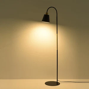 LED Floor Lamp W/ Foot Switch for Living Room Modern Standing Lamp W/ Bulb F6E4 - Picture 1 of 11