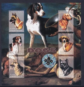 2001 TURKMENISTAN - HUNDE - PFADFINDER - POSTFRISCH - Bild 1 von 1