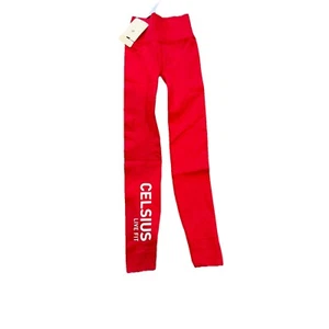 Fabletics SculptKnit High-Waisted (CELSIUS live Fit) Small Length Legging Red - Picture 1 of 7